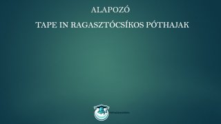 Tape In ragasztócsíkos póthaj hajhosszabbítás alap tanfolyam oktatás lecke