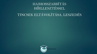 Hőillesztés tincsek leszedése online tanfolyam póthaj specialista oktatás