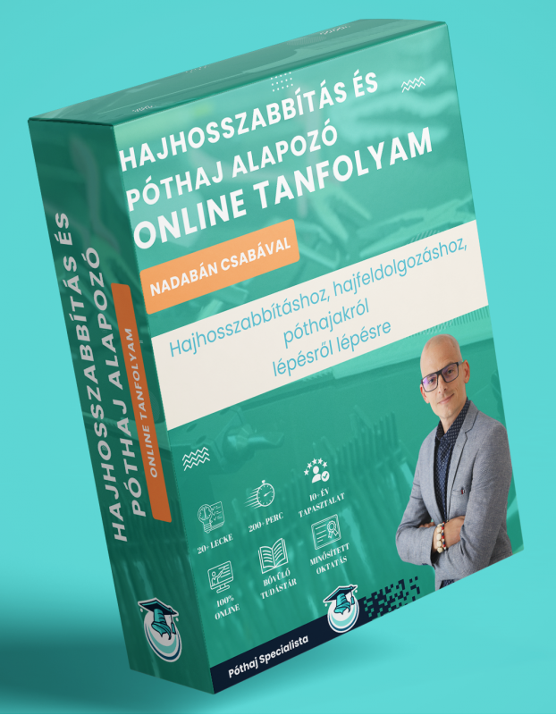 Hajhosszabbítás és póthaj alap tanfolyam online