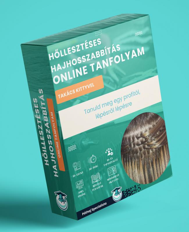 Hőillesztéses hajhosszabbítás tanfolyam online oktatás