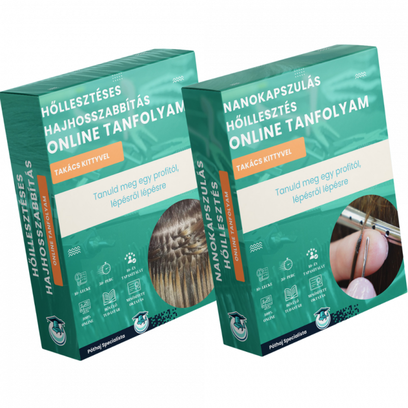 Hőillesztésées keratinos hajhosszabbítás tanfolyamok online